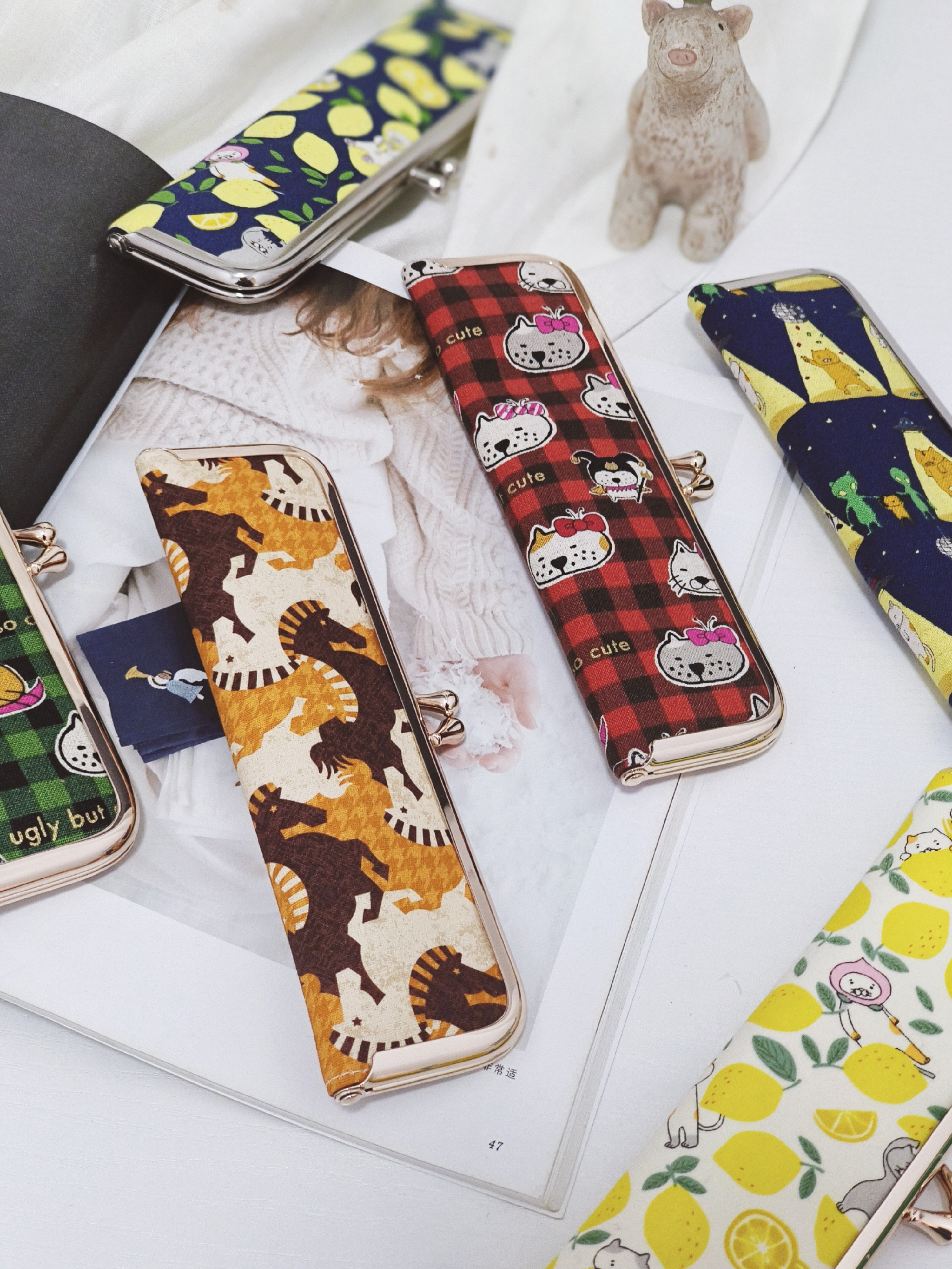 丸制原创手作手帐笔袋钩针包diy材料包口金包沙龙团建亲子手工