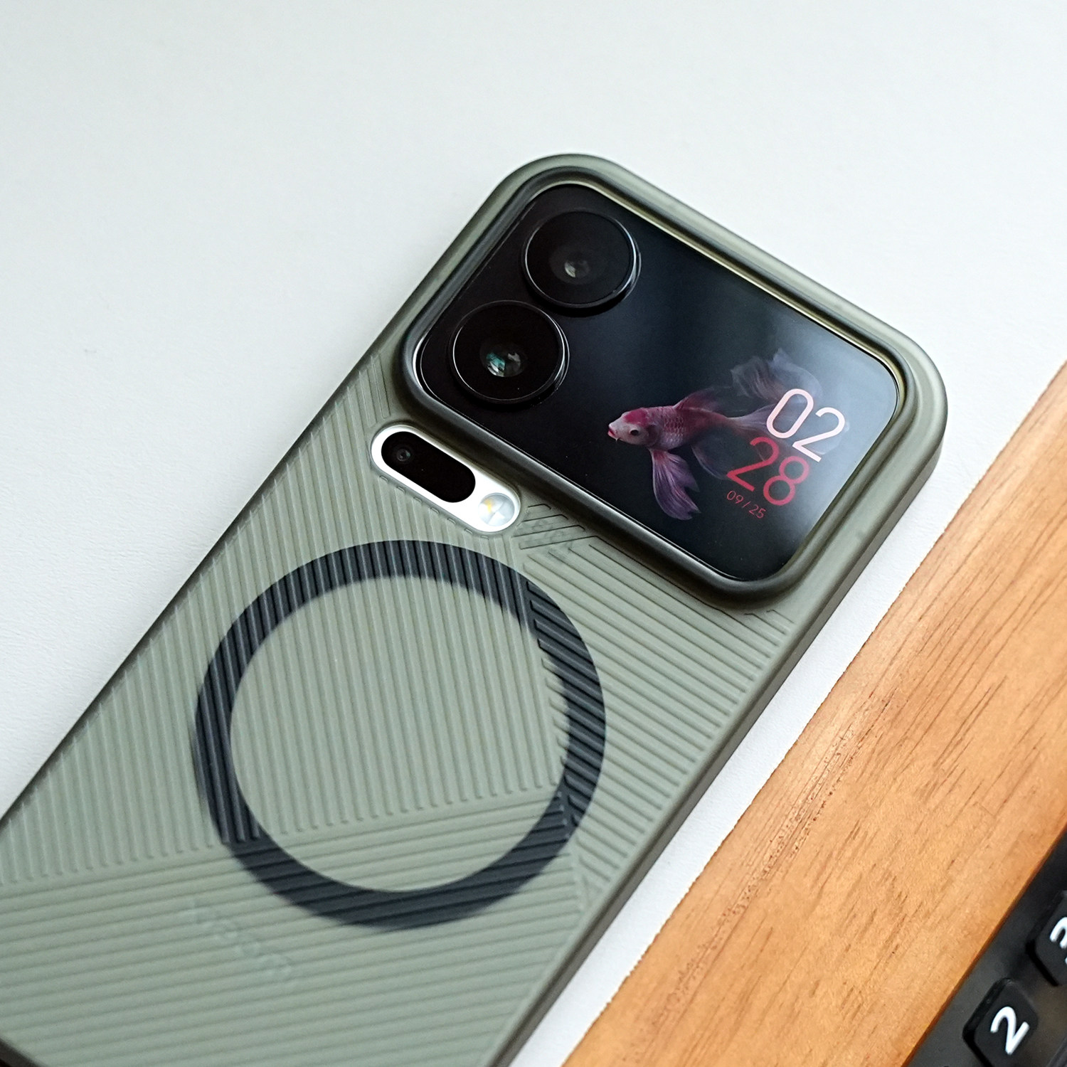 米斯登适用小米17ProMax几何纹理手机壳超薄裸机手感magsafe磁吸保护套全包简约透明磨砂高级感高档新款潮牌s