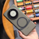 米斯登适用华为Mate60Pro 手机壳超薄磨砂mate70几何纹磁吸保护套防滑条纹散热肤感透明全包硬壳高级男女新款