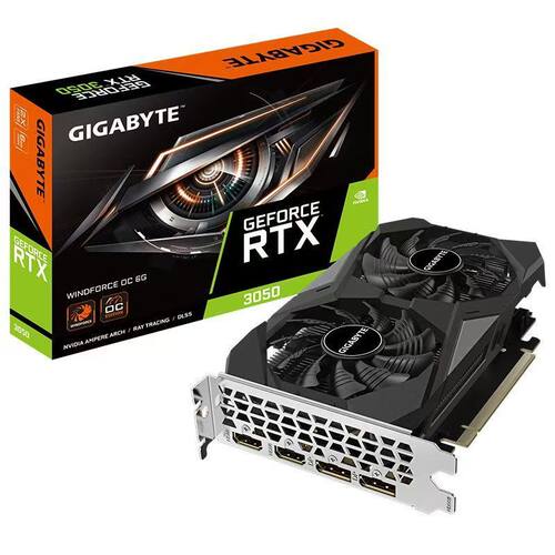 全新技嘉RTX3050 6G风魔电竞独立台式机游戏显卡电脑