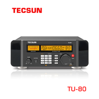 Tecsun德生TU-80高保真纯调频FM广播调谐器音响发烧级收音头音乐爱好者收音机DSP数码解调多功能显示屏带遥控