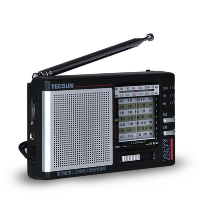 德生二次变频全波段收音机调频FM