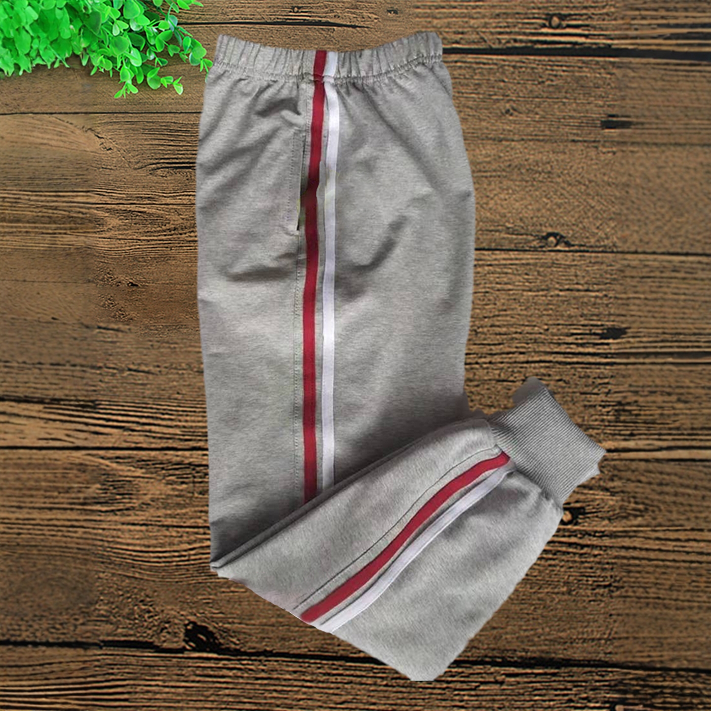 校服裤子浅灰宽松学生四季可定做