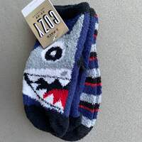 One card, two double-price foreign trade single autumn and winter floor socks for small, medium and large children, children's mid-calf anti-slip Christmas warm fleece socks thumbnail 5