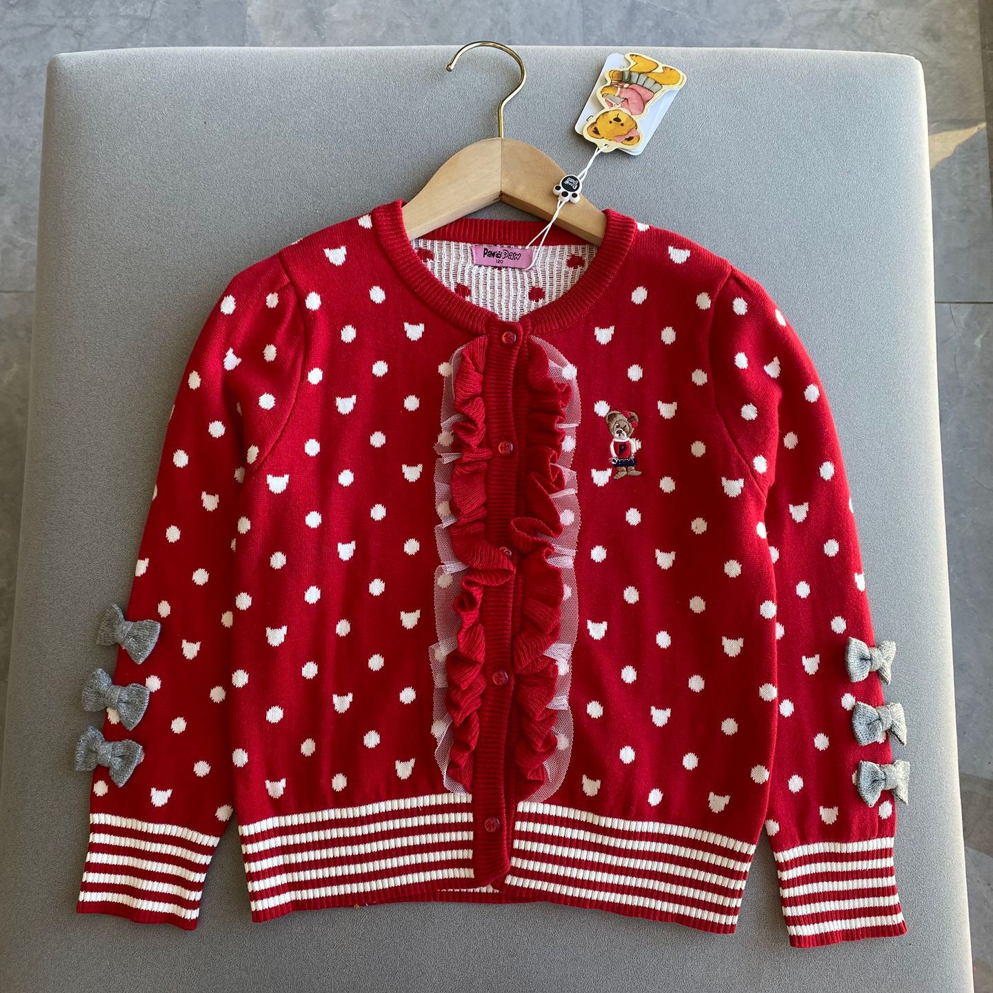 秋冬装童装新款女童小中大童柔软针织衫毛线毛衣儿童纯棉开衫外套