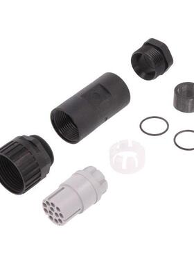 全新德国Hirschmann赫斯曼接头PG16圆形连接器12芯N11R EF F下单