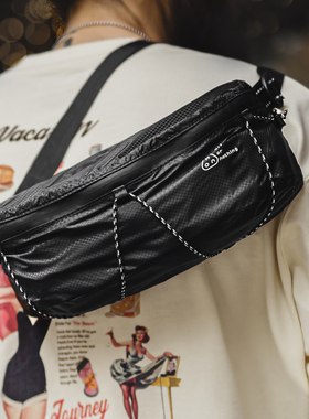 马登山系机能斜挎包户外手机腰包摩托车黑色胸包骑行手拿包男