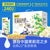 广西横州茉莉高钙饮品200ml 6清甜花香儿童成年学生营养早餐奶