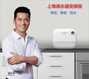 上海滩永磁变频泵家用离心恒压、自吸增压、静音、防水、节能环保