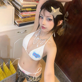 BIONIC bikini 内衣套装 JOI悪な女甜心少女Bad girl肩带比基尼夏季