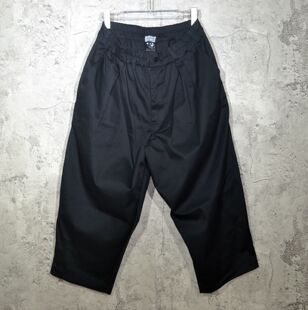 春秋款暗黑系山本yoji 低裆休闲跨裤锥形宽松版九分裤男