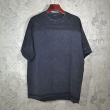 夏季julius7oversizeT恤破洞洗水做旧宽松型短袖男