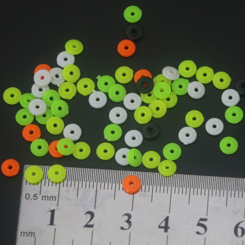 矶钓扁平线挡半圆档矶钓小配件半档阿波线组档豆钓鱼小配件