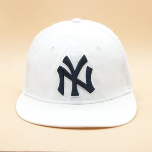 美国YN刺绣图案简约白色遮阳平沿帽韩版潮人百搭休闲学生嘻哈帽子