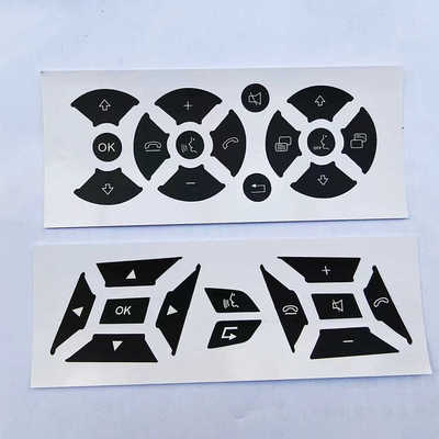 适用C级奔驰方向盘按键开关贴纸