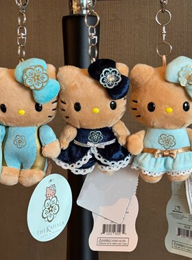 日本官方正品正版旗舰夏威夷kahala酒店限定黑皮kitty挂件滑板