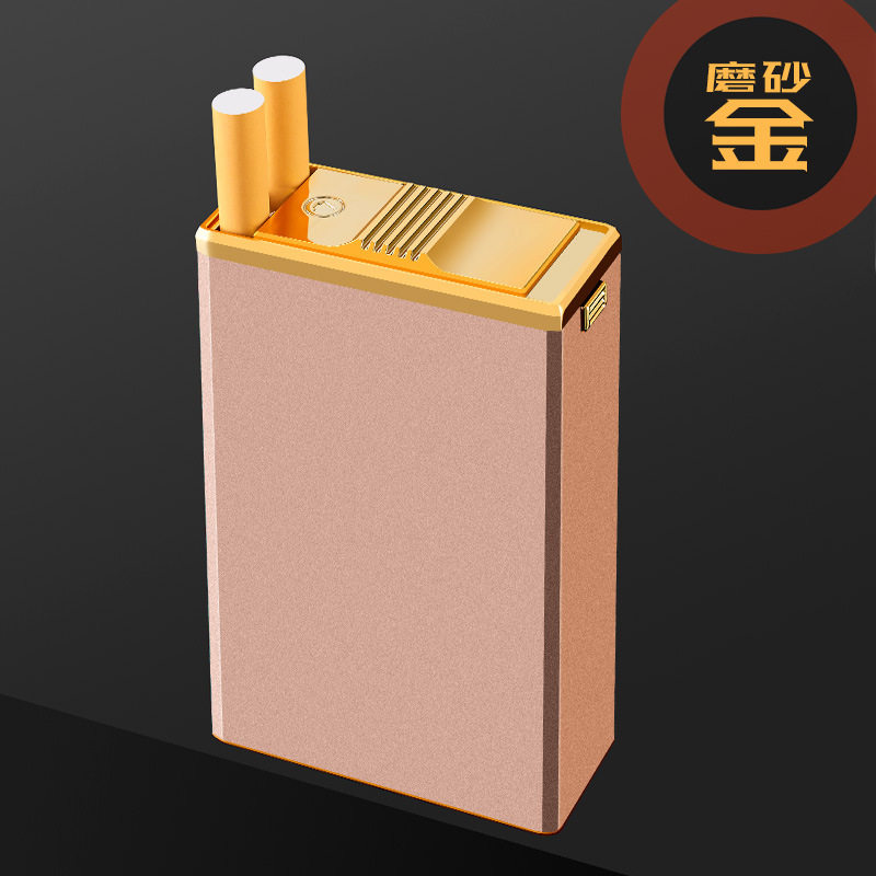焦点YH-202铝型材氧化烟盒粗烟20支装防压防潮电镀磨砂便携烟盒