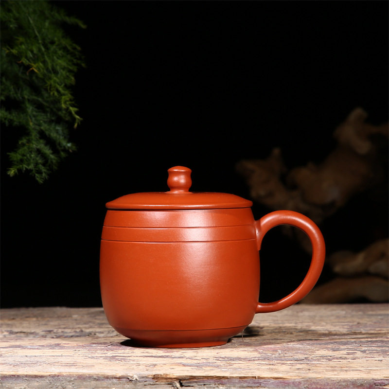 带盖茶杯子福韵泡茶商务杯销售宜兴紫砂杯精品礼品刻字定制