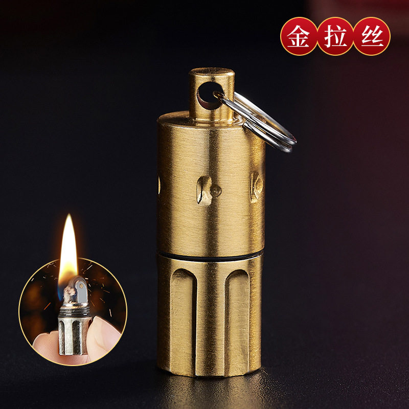 火平-933迷你指尖玩物小煤油机创意挂件式户外煤油打火机跨境