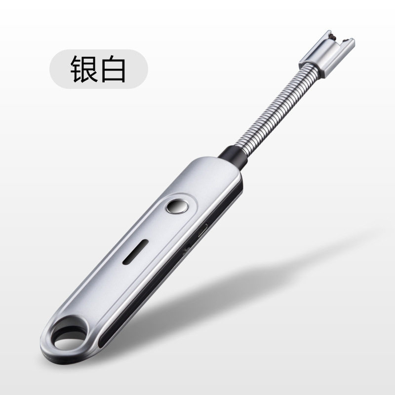 J充电打火机弯头可调节电子防风电弧脉冲点烟器点火枪亏本处理