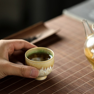 景德镇仿古窑变陶瓷主人杯单杯男士高档茶杯个人专用茶碗茶盏