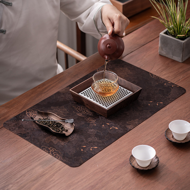 云纱茶席国风中式主人席禅意防滑茶巾干泡茶垫茶桌茶旗布隔热防烫,手表,配件,淘宝优惠券,粉丝福利购,淘宝优惠卷