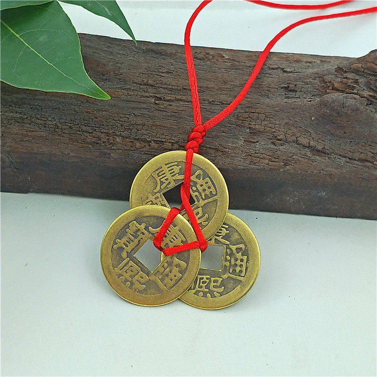 黄铜五帝钱币风水铜钱义乌小商品