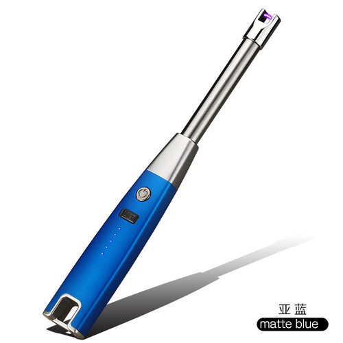 带电量显示电弧USB电子点火枪户外野营防风打火机lighter