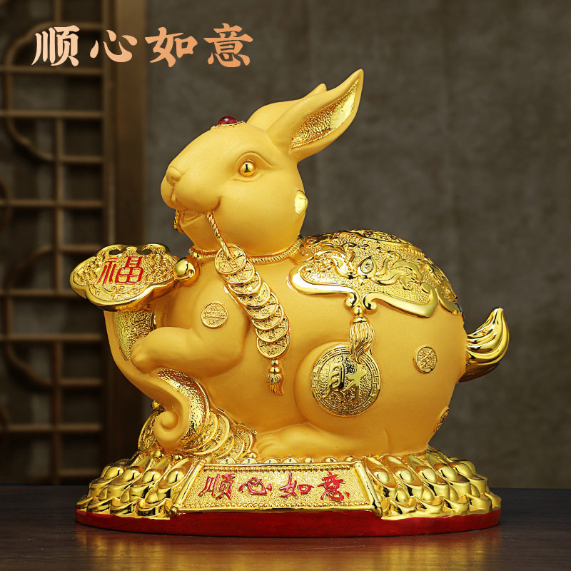 存钱罐吉祥物树脂工艺品