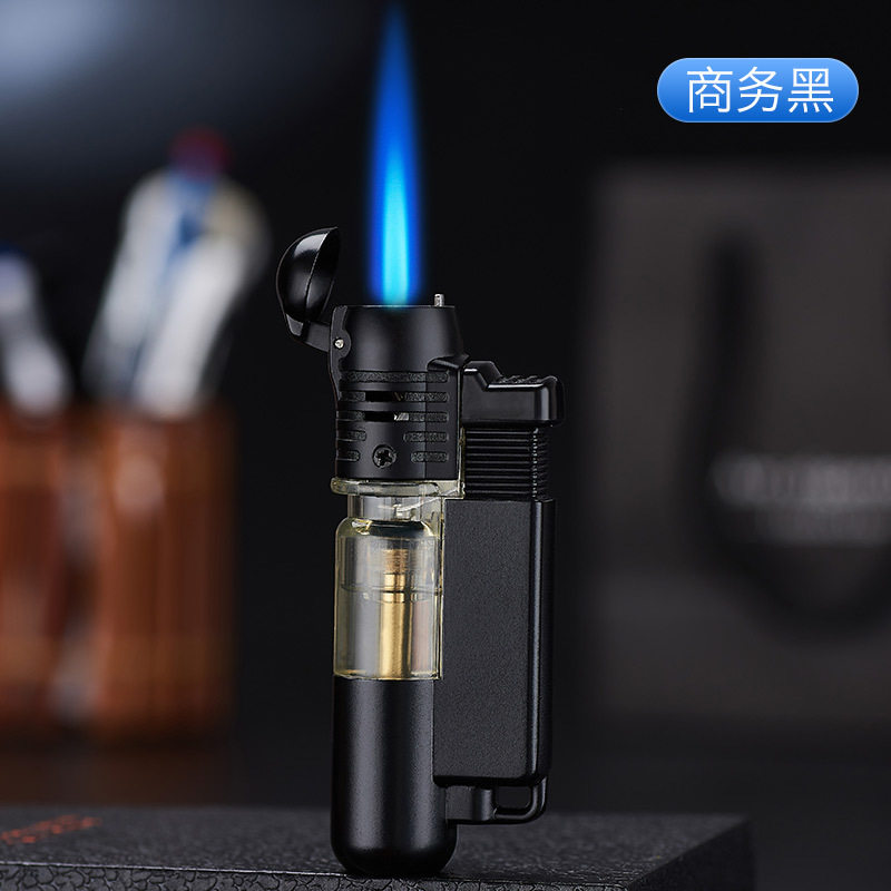 小喷枪防风直冲可充气金属打火机雪茄高温焊枪点艾灸烧香