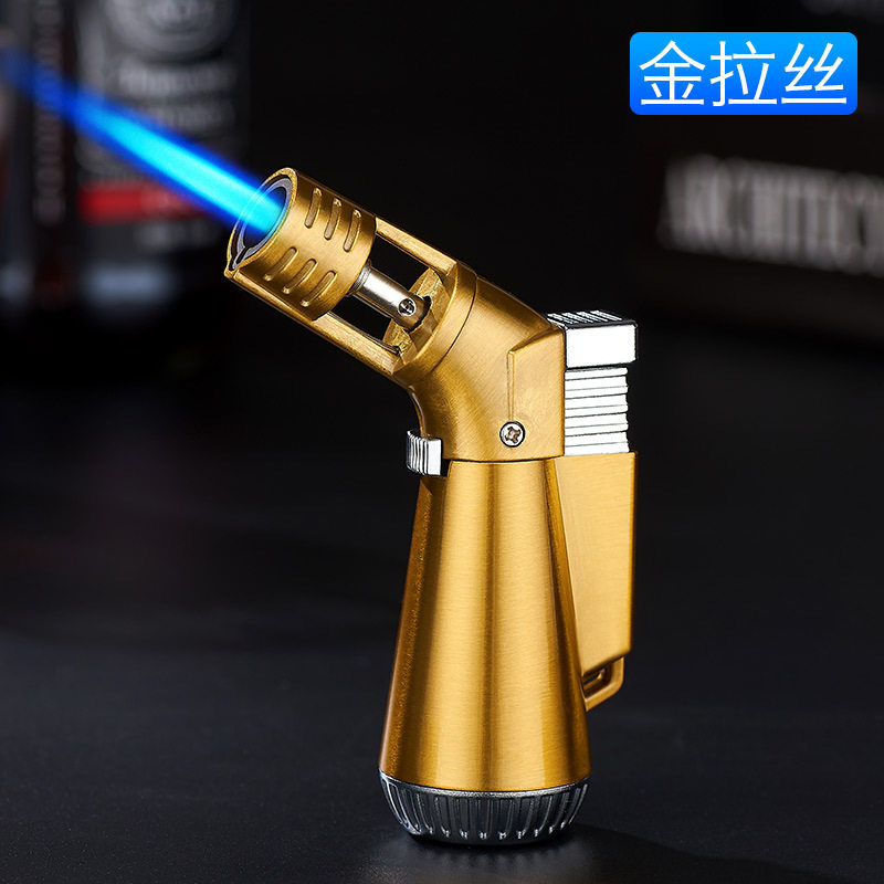 直冲打火机金属防风小喷枪焊枪FQ197加长弯头