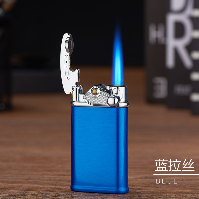 直冲打火机个性创意电子防风打火机地摊恒达606摇臂