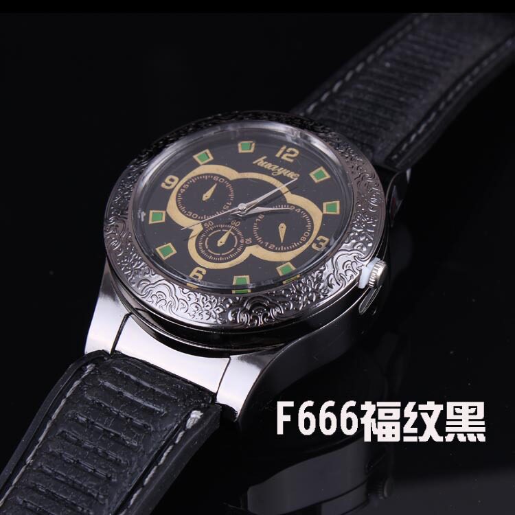 充电打火机USB打火机创意个性礼品手表打火机腕表打火机