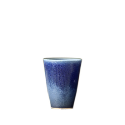 晴先生陶瓷茶杯青于蓝闻香主人杯小茶杯宝石蓝原矿杯40ml小品杯