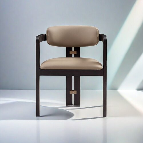 极简实木餐椅家用设计师款轻奢高级感酒店餐厅靠背扶手茶椅书椅