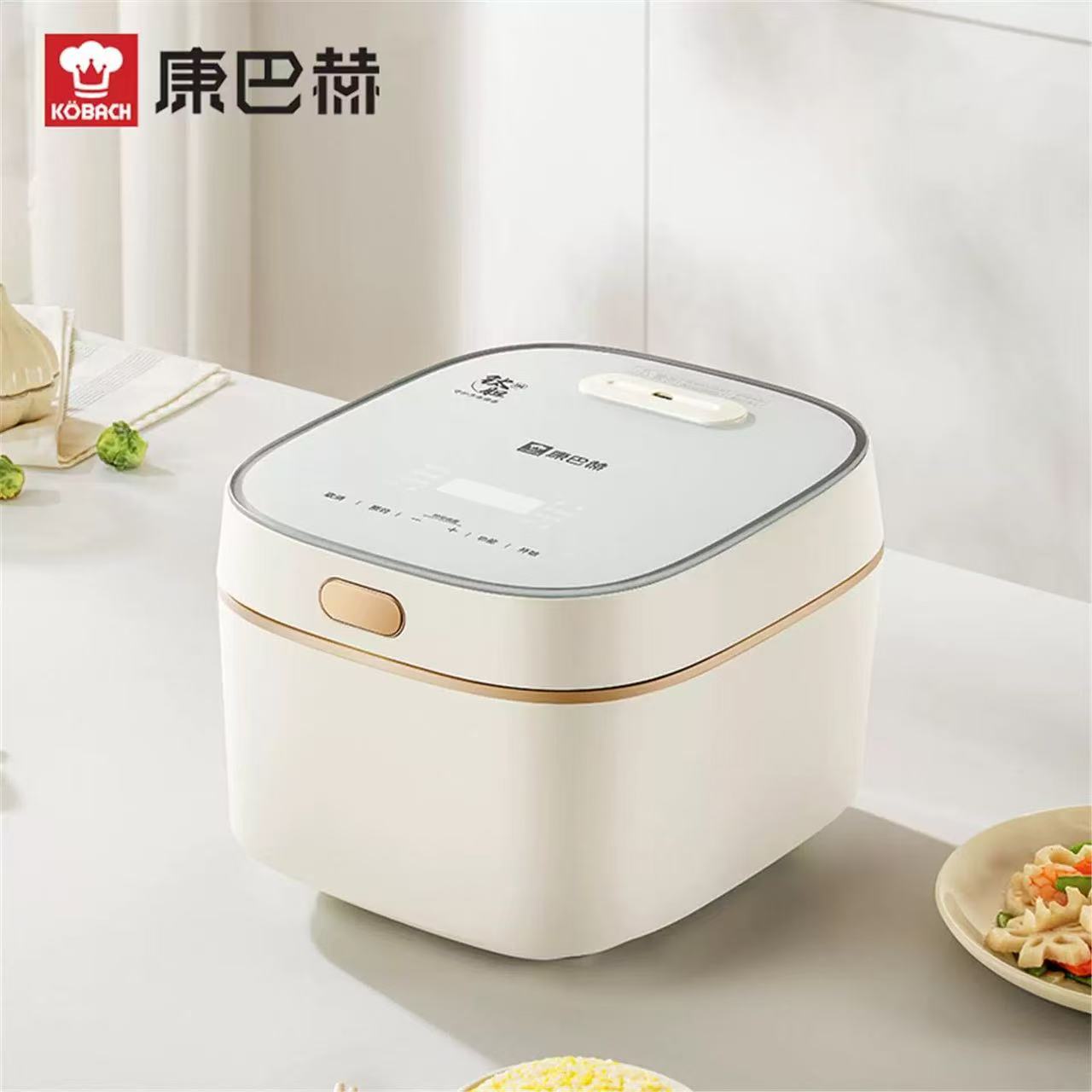 康巴赫0涂层电饭煲钛内胆家用