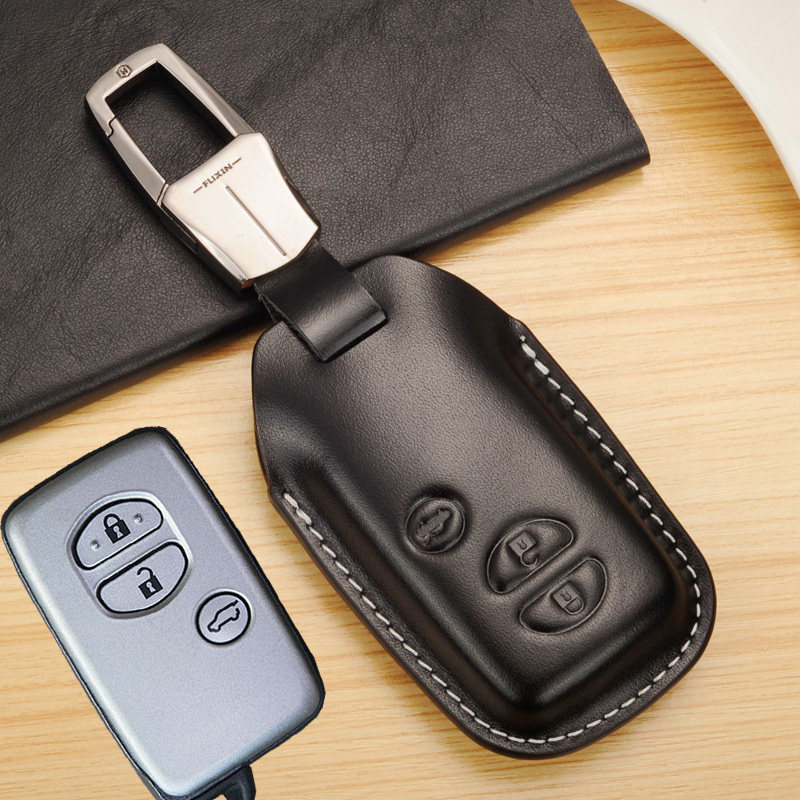 适用于丰田老款锐志皇冠钥匙套真皮08 10款六代凯美瑞智能钥匙包