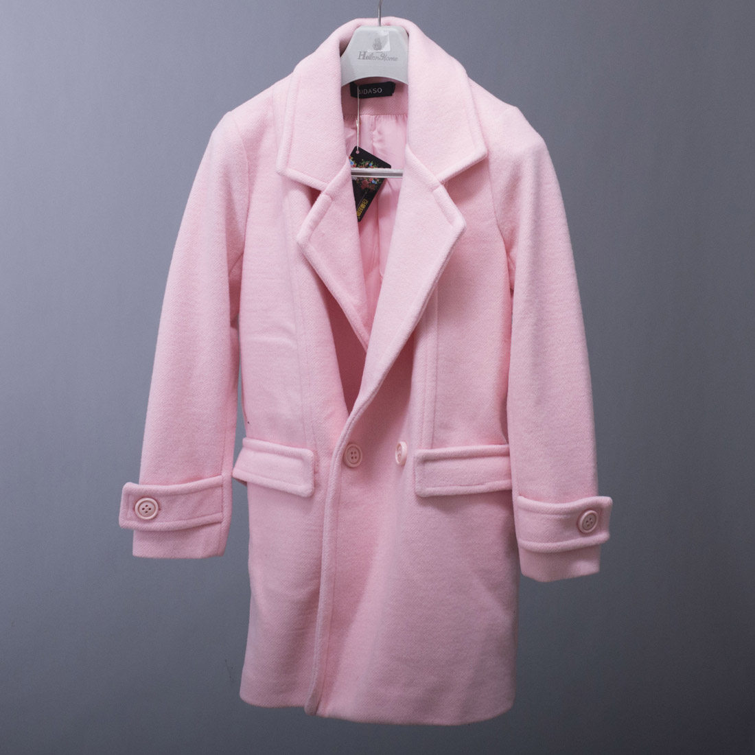 断码清货~大厂尾货女士时尚休闲羊毛呢子大衣春秋季厚款粉色外套,女装/女士精品,毛呢外套,淘宝优惠券,粉丝福利购,淘宝优惠卷