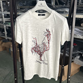 设计师款 T恤透气吸汗汗衫 断码 圆领短袖 有175180品牌尾货男士 时尚