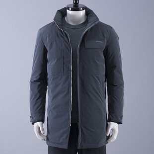 品质鸭绒棉袄！大厂撤柜男士基础百搭无帽立领羽绒服防风冬装外套
