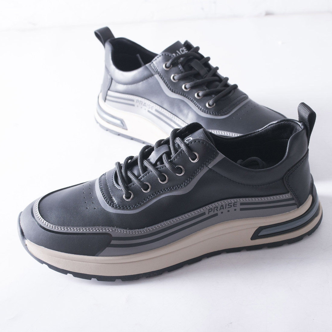 柜售大几百一线品牌撤柜男士撞色运动鞋春秋二层皮拼接系带男鞋子,运动鞋new,运动休闲鞋,淘宝优惠券,粉丝福利购,淘宝优惠卷