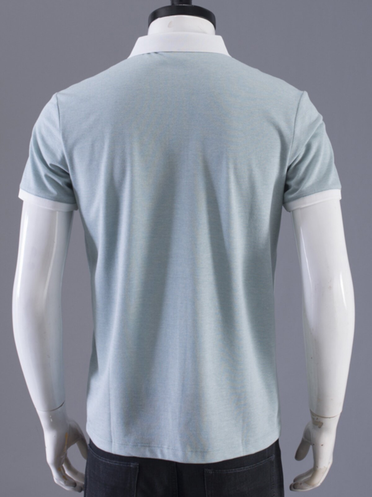 TENCEL BLEND MENS T-SHIRT SHORT SLEEVE POLO SHIRT SUMMER THIN LAPEL BUSINESS CASUAL TOP MENS T-T-SHIRT