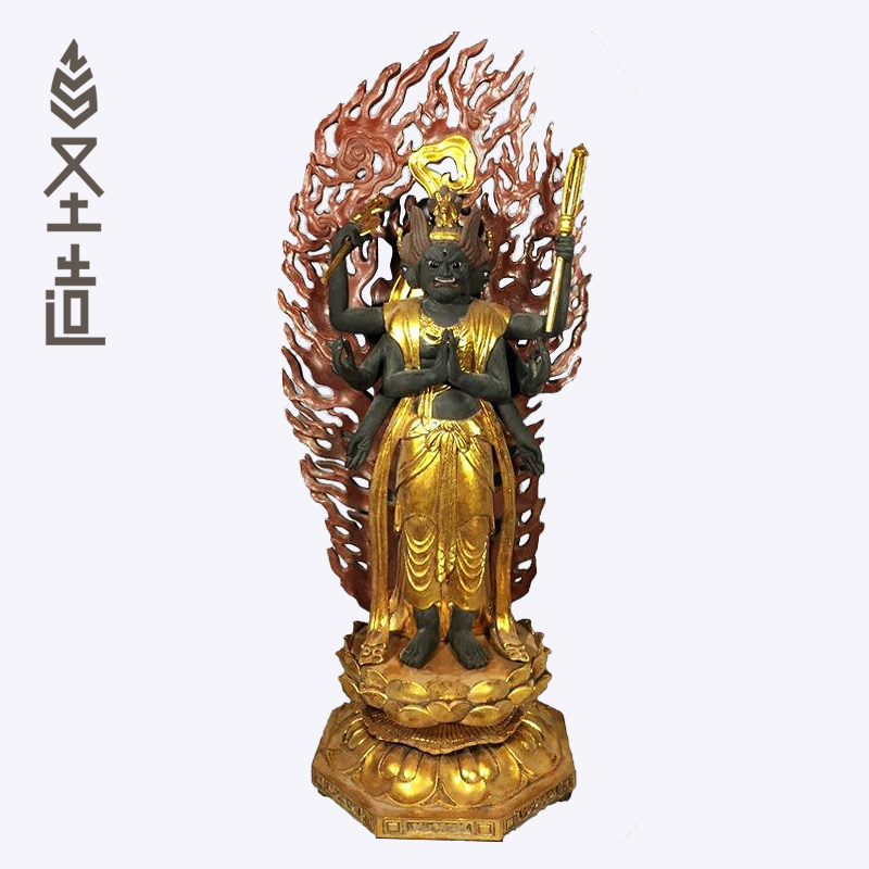 马头观音佛像马头明王家用密宗实木佛像居家定制 圣造