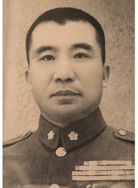 民国抗日将领 王耀武海报 复古文艺牛皮纸画 挂画 壁画 画芯