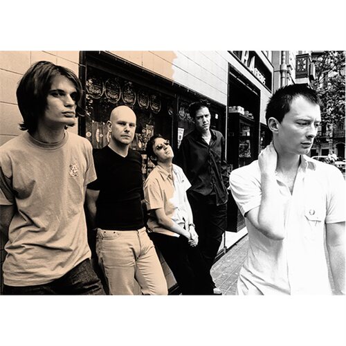 电台司令 RADIOHEAD 牛皮纸海报 摇滚 乐队 音乐装饰画 宿舍寝室