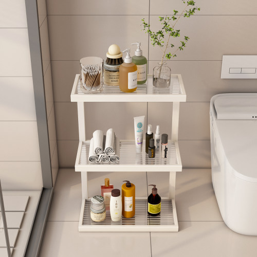 长虹玻璃免安装防锈浴室置物架