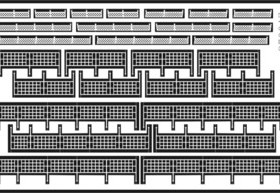 满额包邮 模型制作工具 蚀刻片PE  70025 1:700 航母防坠网