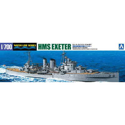 拼装模型巡洋舰埃克塞特