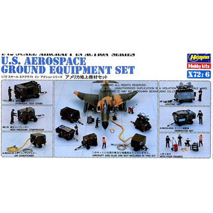 长谷川 飞机场景模型 35006 1:72 空军地勤组设备装备 不含飞机