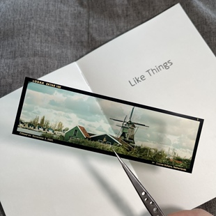 新品原创【荷兰桑斯安斯】风景摄影手工反转胶片书签文创生日礼物